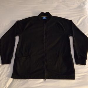 Adidas Black Cotton Polyester Blend Jacket Size XL.